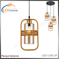 Suspension décorative 3 lampes – 3× douille E27