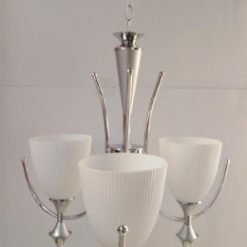 Suspension décorative 3 lampes – 3× douille E27 – en verre