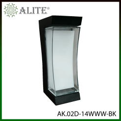 Luminaire LED extérieur – LED 14W – Blanc chaud (3000K) – finition noir