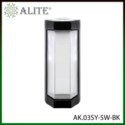 Luminaire LED extérieur – LED 5W – Blanc chaud (3000K) – finition noir