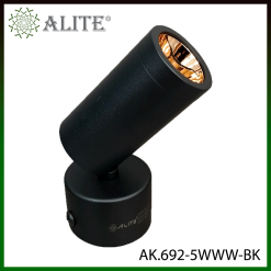 Rail & spots sur rail LED – LED 5W – finition noir