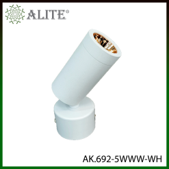 Rail & spots sur rail LED – LED 5W – finition blanc