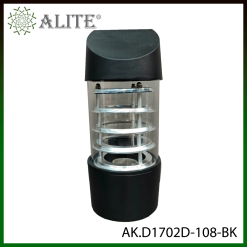 Luminaire extérieur (ampoule) – 1× douille E27 – finition noir