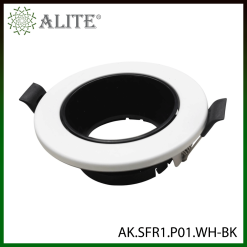 Supports spot (fittings) – extérieur blanc / intérieur noir – finition noir