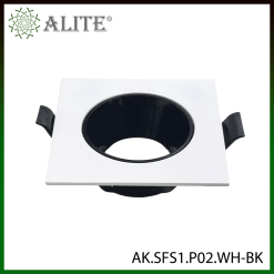 Supports spot (fittings) – extérieur blanc / intérieur noir – finition noir