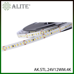 Ruban LED (rouleau 5–10 m) – LED 12W – Blanc neutre (4000K) – finition blanc