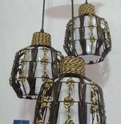 Suspension décorative 1 lampe – 1× douille E27