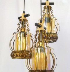 Suspension décorative 3 lampes – 3× douille E27