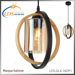 Suspension décorative 1 lampe – 1× douille E27