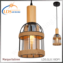 Suspension décorative 1 lampe – 1× douille E27