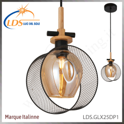 Suspension décorative 1 lampe – 1× douille E27