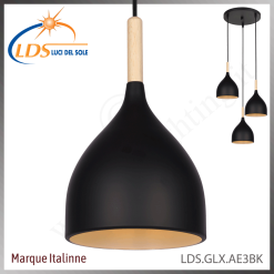 Suspension décorative 3 lampes – 3× douille E27