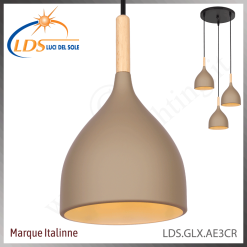 Suspension décorative 3 lampes – 3× douille E27