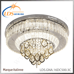 Plafonnier LED en cristal