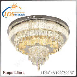 Plafonnier LED en cristal