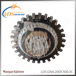 Plafonnier LED en cristal