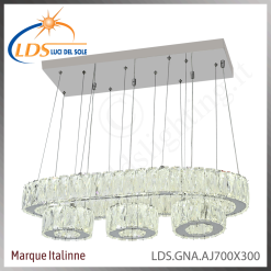 Suspension décorative en cristal – LED 78W