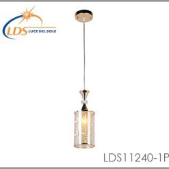 Suspension décorative 1 lampe – 1× douille E27 – en verre
