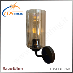 Applique murale (ampoule) – 1× douille E27 – en verre – Luci Del Sole