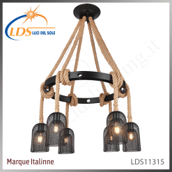 Suspension décorative 1 lampe – 6× douille E27