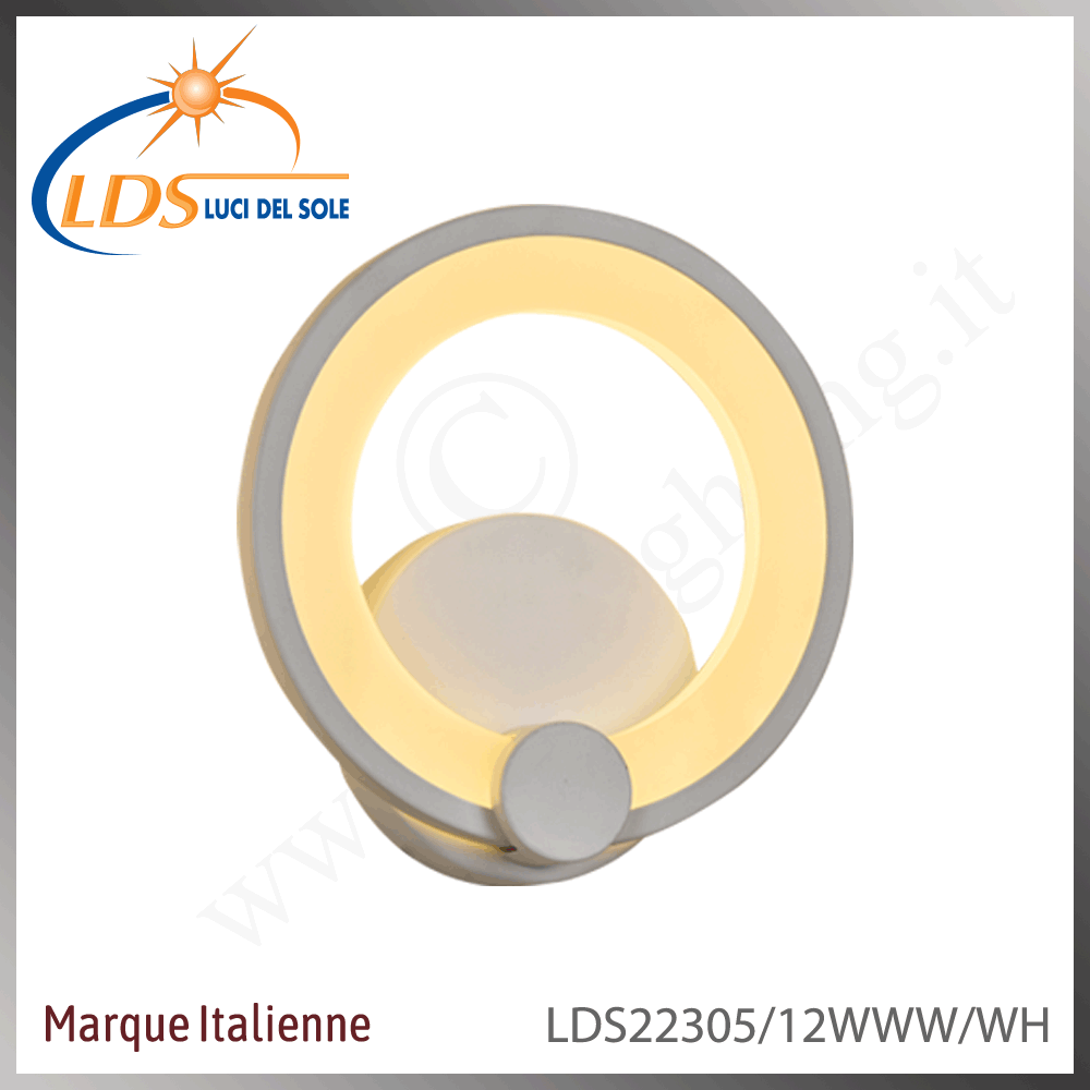 Luminaire décoratif – finition blanc – Luci Del Sole