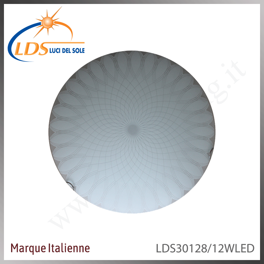Plafonnier LED en saillie – LED 12W – en verre