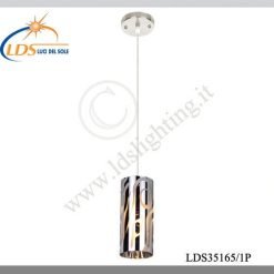 Suspension décorative 1 lampe – 1× douille E27 – en verre