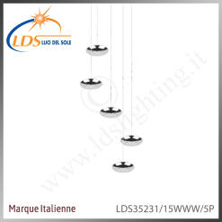 Luminaire décoratif – finition chromé