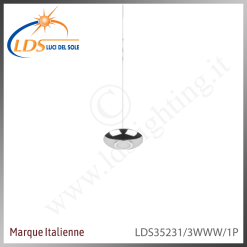 Luminaire décoratif – finition chromé