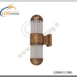 Luminaire extérieur (ampoule) – 2× douille E27 – en verre