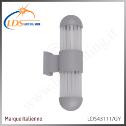 Luminaire extérieur (ampoule) – 2× douille E27 – en verre