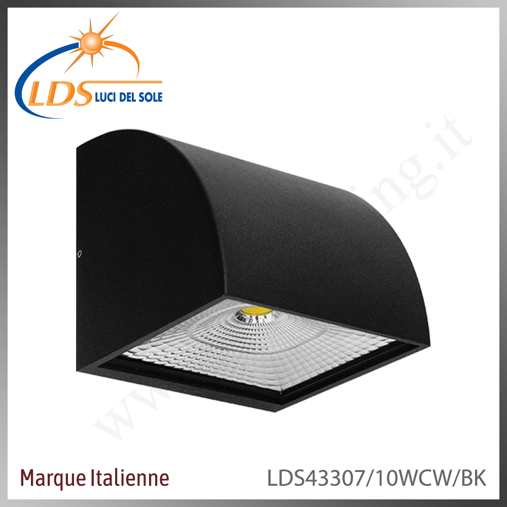 Luminaire LED extérieur – LED 10W – finition noir