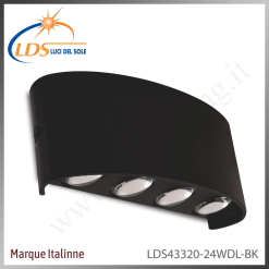 Luminaire LED extérieur – LED 3W – Blanc froid (6000–6500K) – finition noir