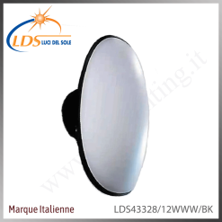 Luminaire LED extérieur – LED 12W – Blanc chaud (3000K) – finition noir