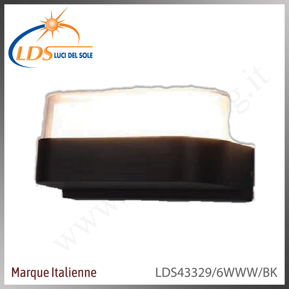 Luminaire LED extérieur – LED 6W – finition noir