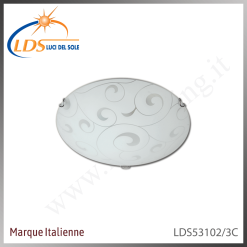 Luminaire décoratif – 3× douille E27 – finition blanc