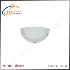 Applique murale (ampoule) – 1× douille E27 – finition chromé