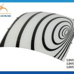 Luminaire décoratif – 2× douille E27 – finition noir