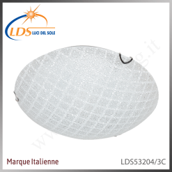 Luminaire décoratif – 3× douille E27 – en verre