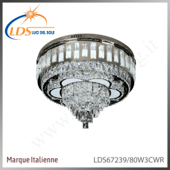 Plafonnier LED en cristal – LED 80W