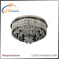 Plafonnier LED en cristal – LED 80W