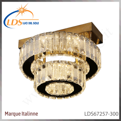 Plafonnier LED en cristal