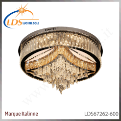 Plafonnier LED en cristal
