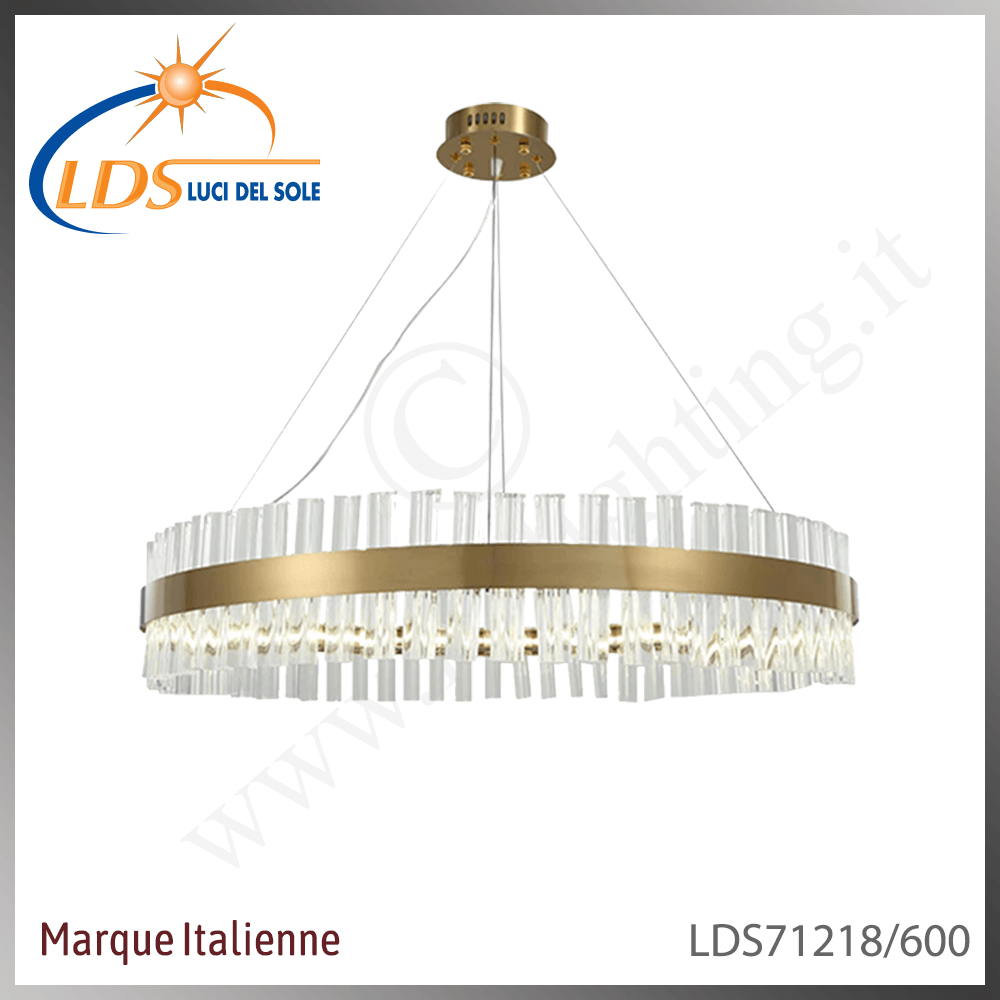 Suspension décorative en cristal – LED 38W – Luci Del Sole
