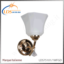 Applique murale (ampoule) – 1× douille E27 – en verre – Luci Del Sole