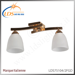 Suspension décorative 3 lampes – 2× douille E27 – en verre