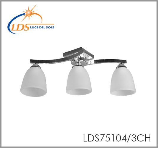 Suspension décorative 3 lampes – 3× douille E27 – en verre