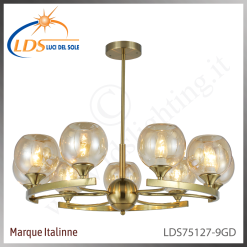 Suspension décorative 8 lampes – 9× douille E27