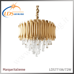 Suspension décorative en cristal – LED 72W