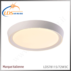 Plafonnier LED en saillie – LED 72W – Blanc chaud (3000K) – finition blanc